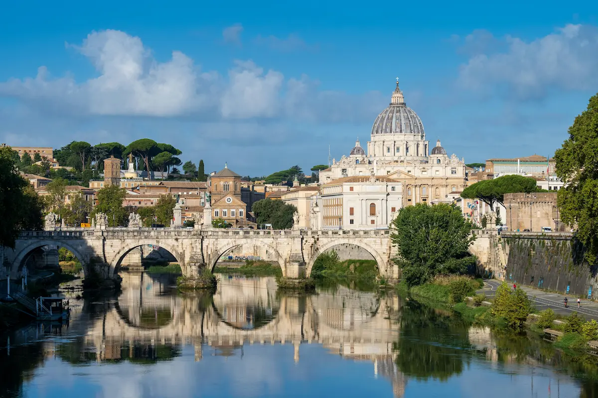 St. Peter's across the Tiber, Rome